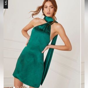 VICI Hollywood Satin Mini Dress